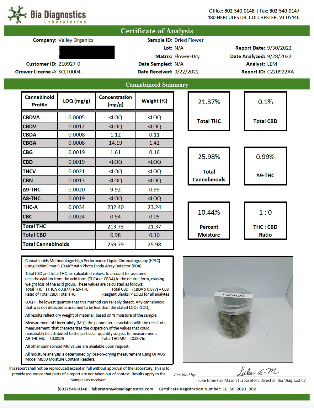 cannabinoid summary